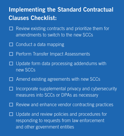 New Standard Contractual Clauses