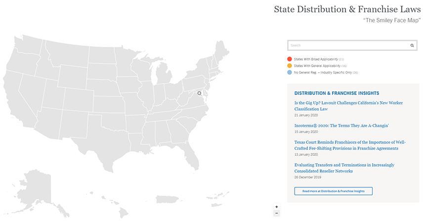 The Smiley Face Map