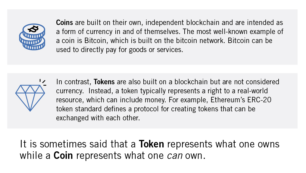 Crypto Coins vs Crypto Tokens