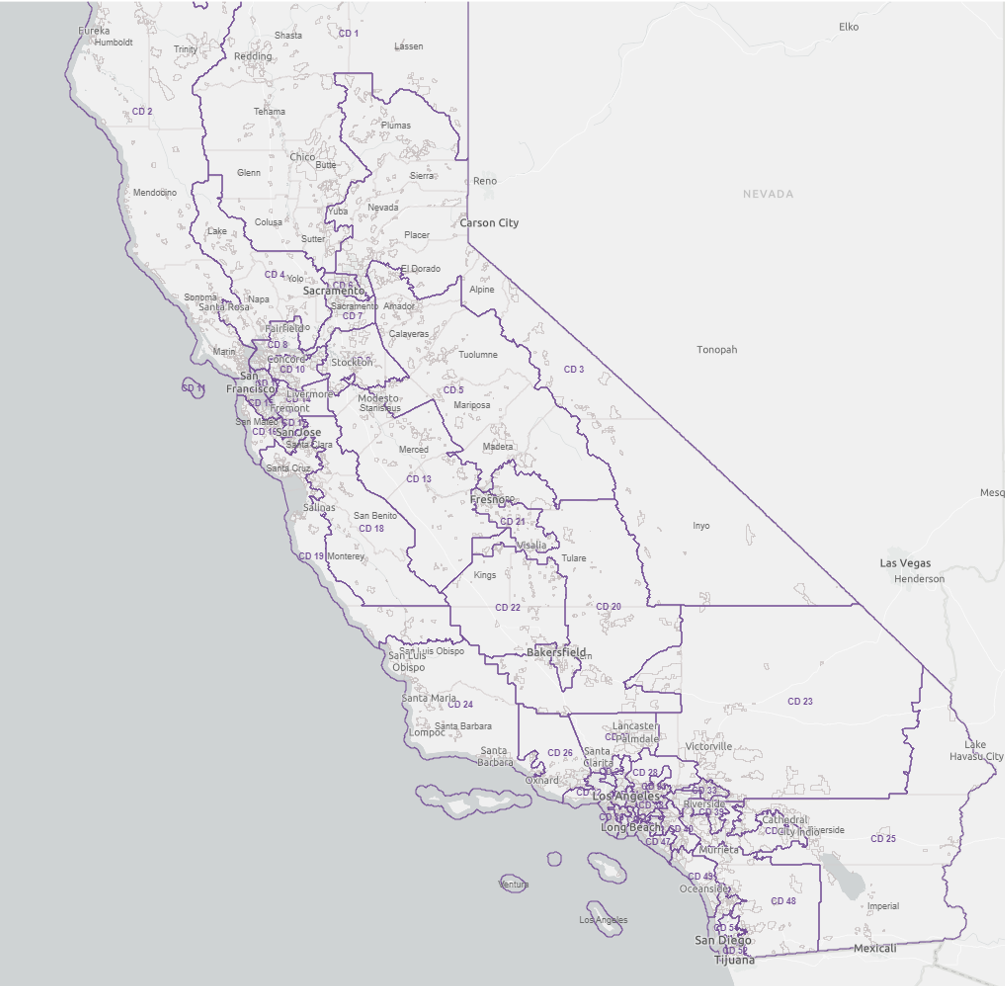 CA Congressional Map