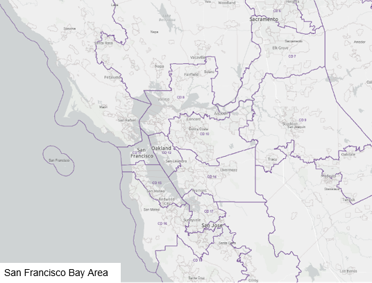 San Francisco Congressional Map