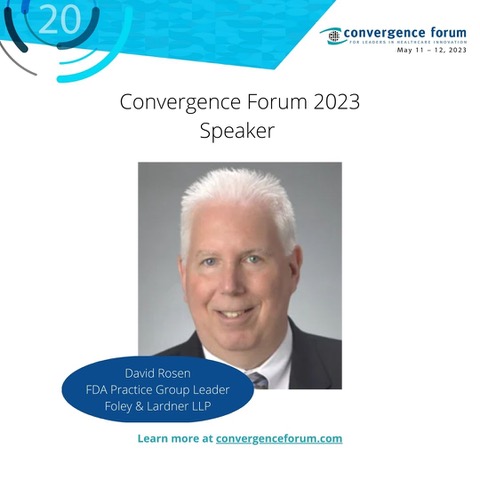 Convergence Forum 2023 Speaker  - David Rosen