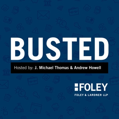 Busted podcast hosted by J. Michael Thomas & Andrew Howell