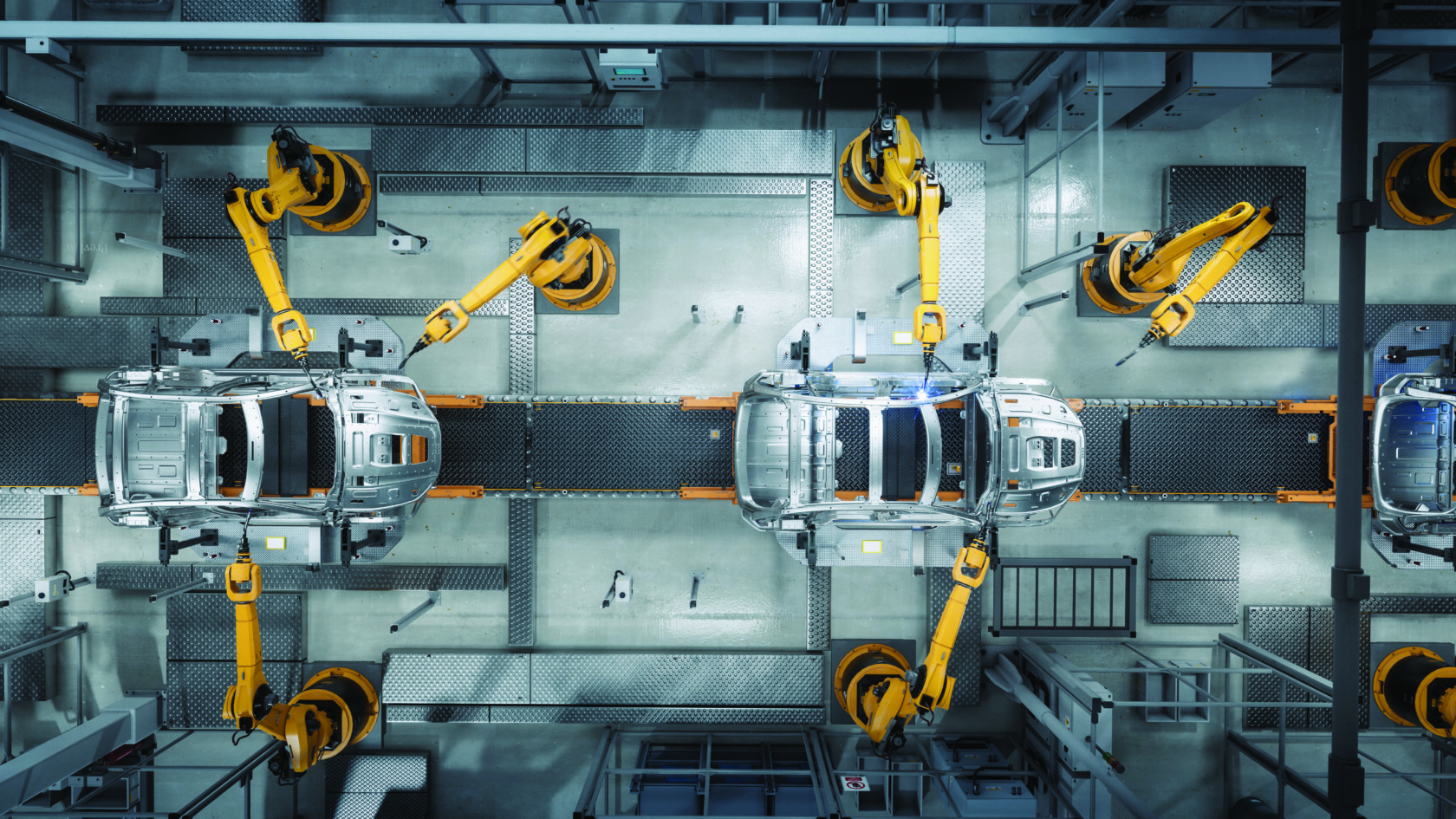Aerial Automotive Assembly Line